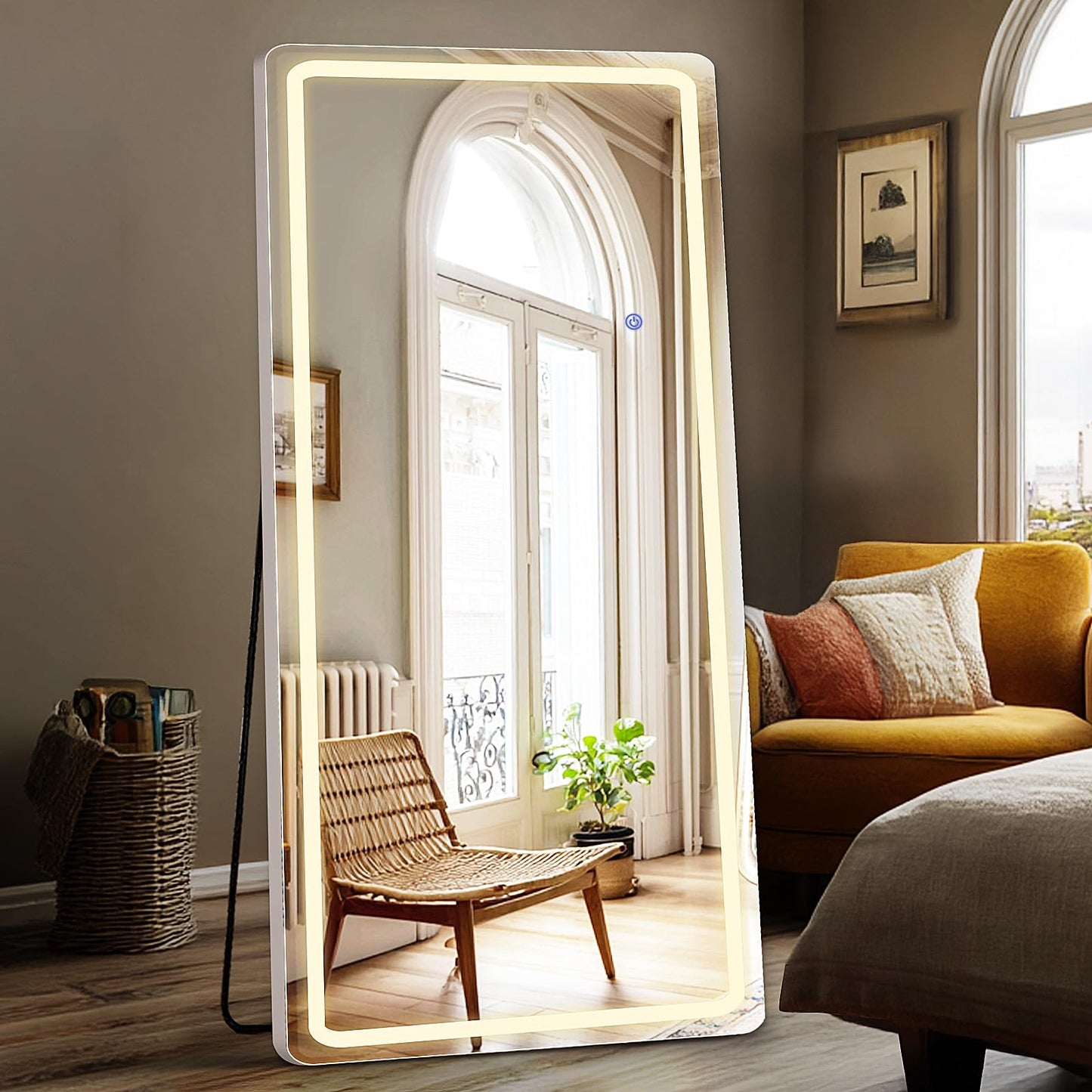 LED Full Length Standing Mirror