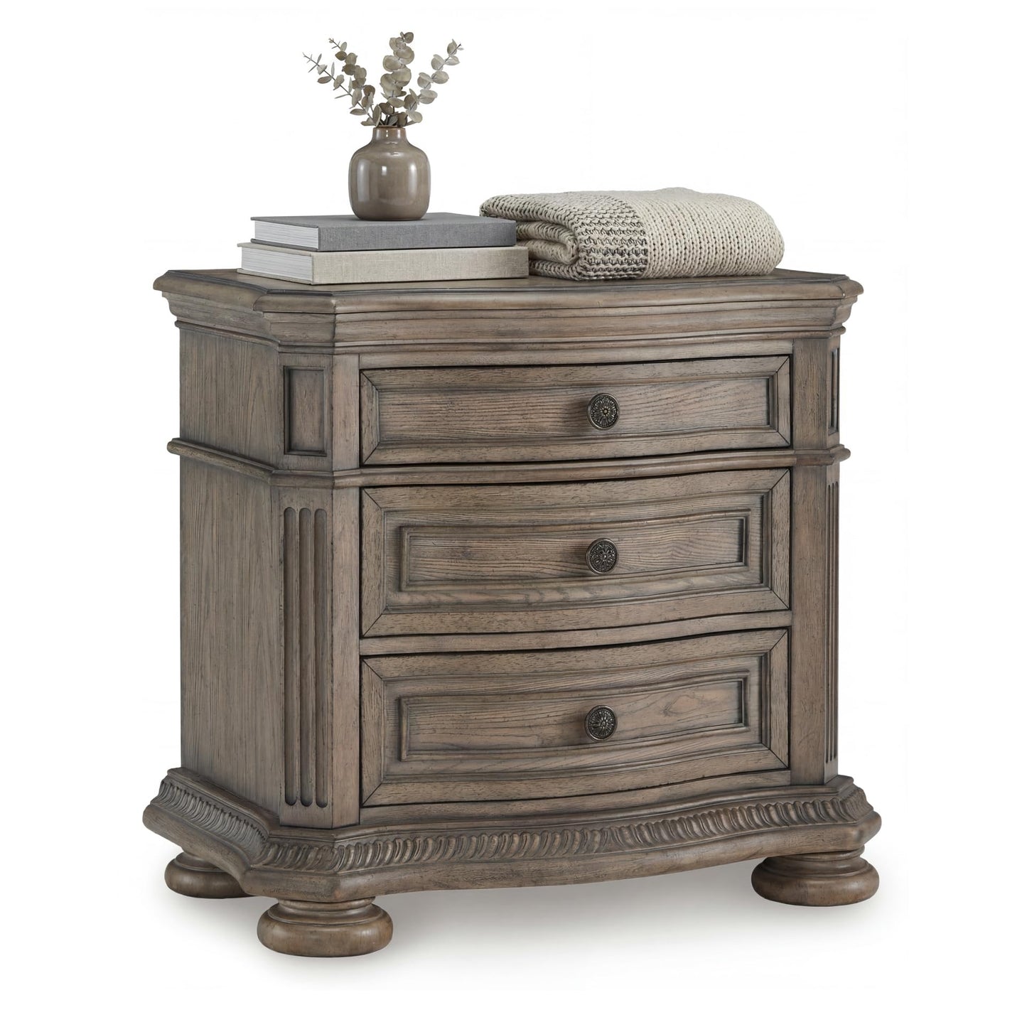 Traditional Tufted Upholstered Sleigh Bed