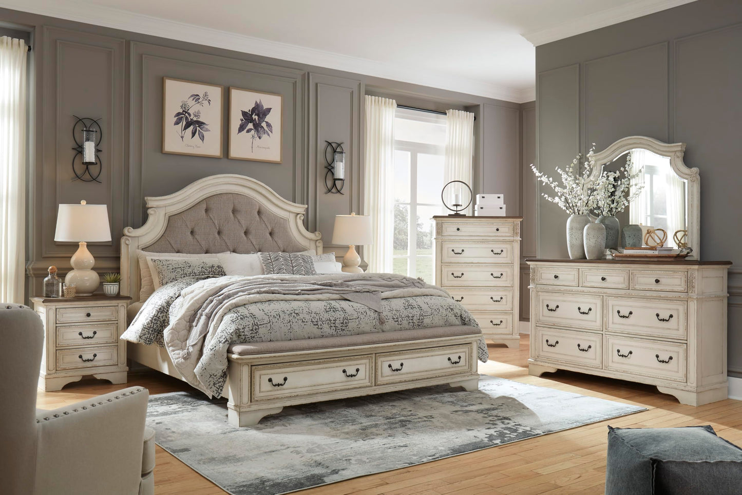 French Country 6 Drawer Dresser