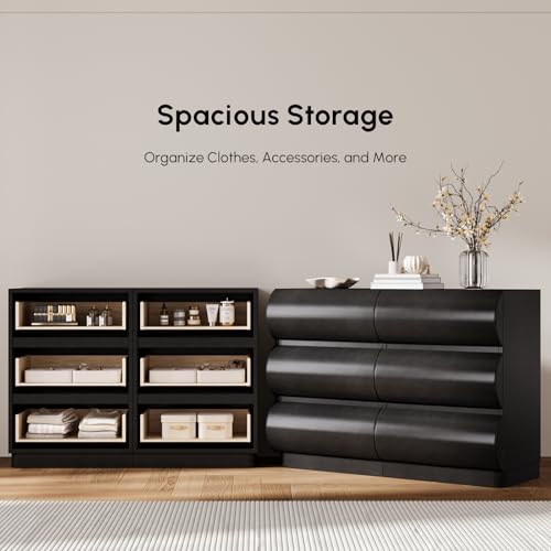 Modern 6 Drawer Storage Dresser