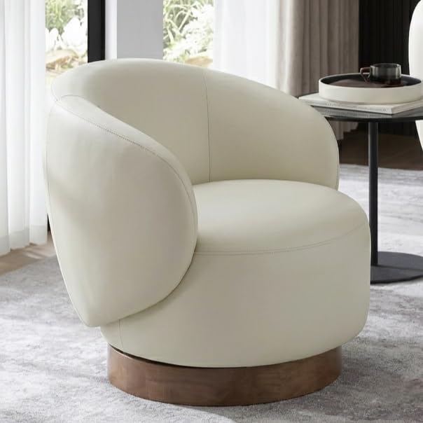 Swivel Barrel Accent Chair