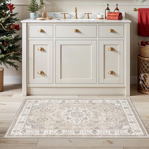 Washable Vintage Runner Rug 2x7