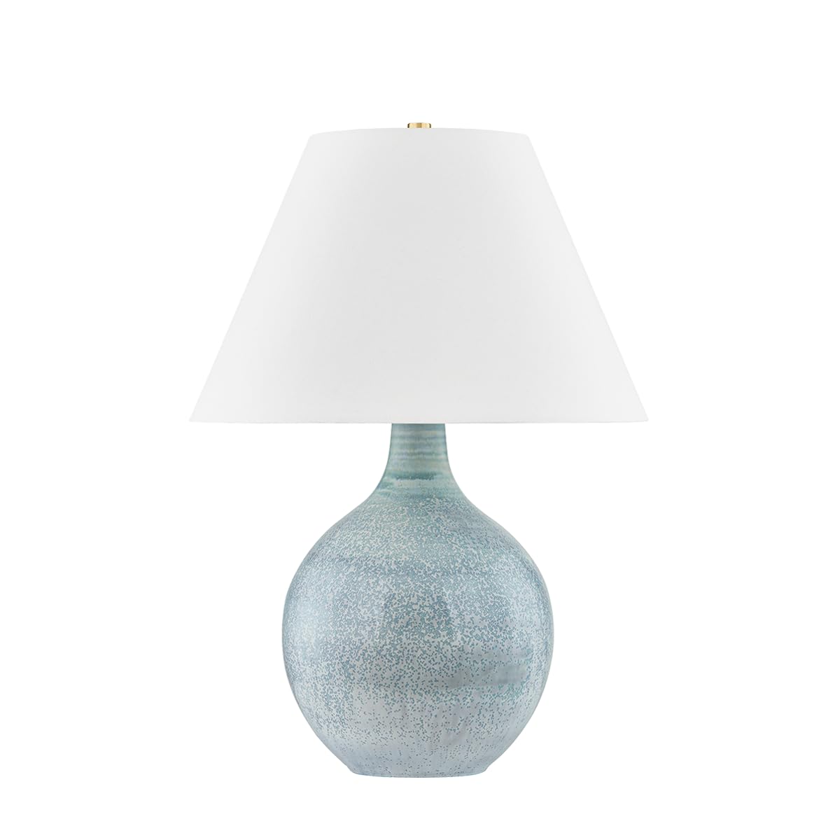 Aged Brass Ceramic Table Lamp