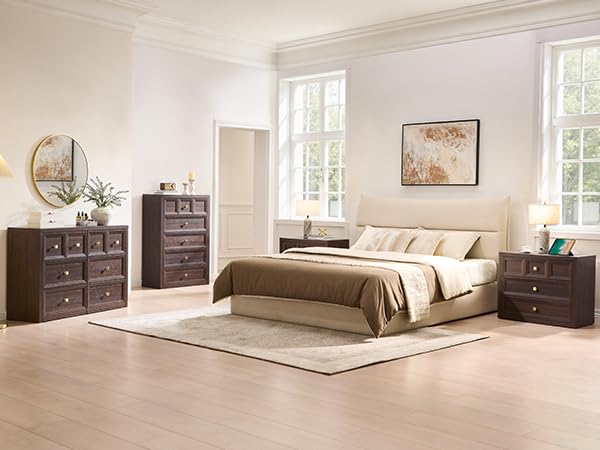 Bedroom Dresser and Nightstands Set