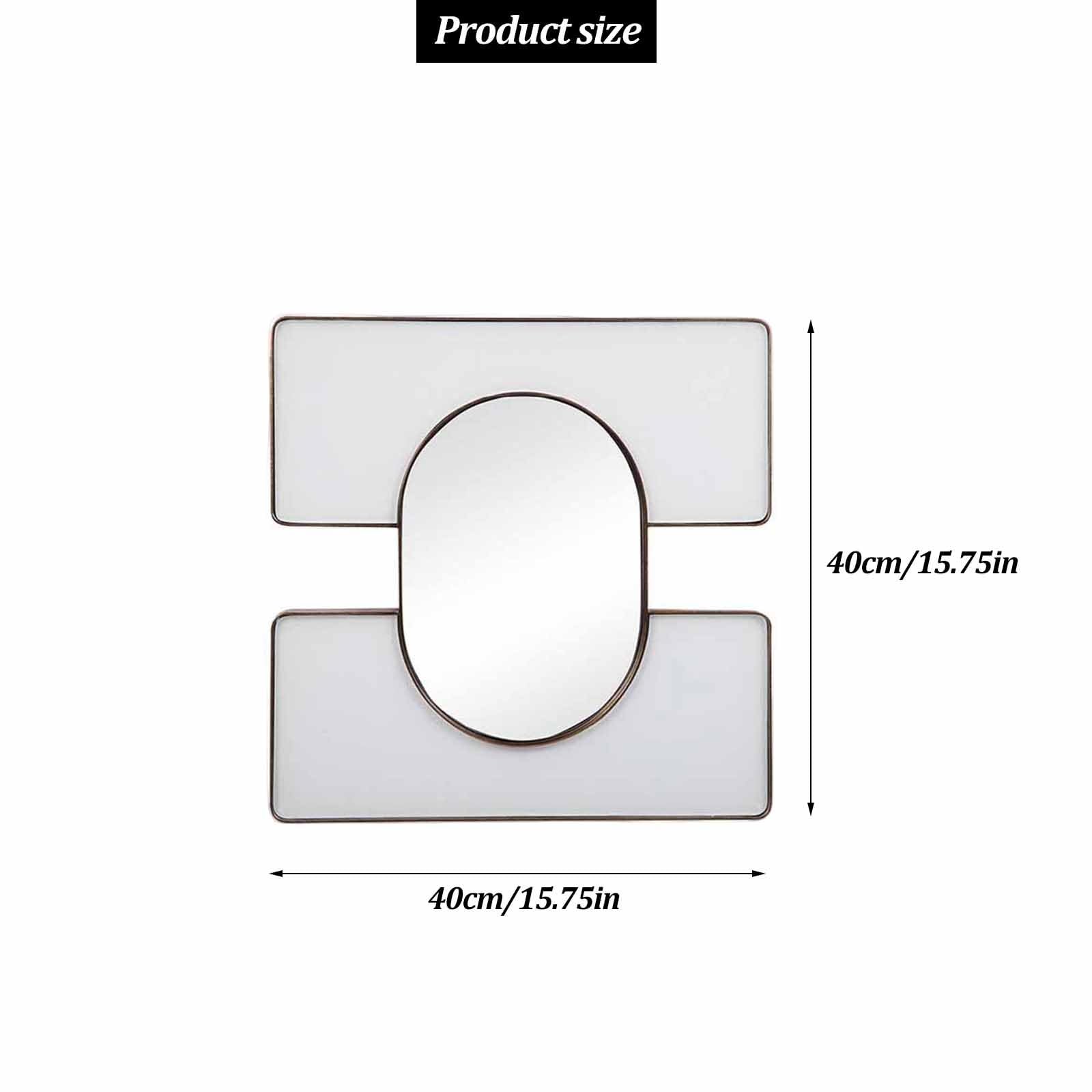 Gold Framed Decorative Wall Mirror Set