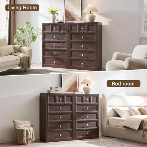 Bedroom Dresser and Nightstands Set