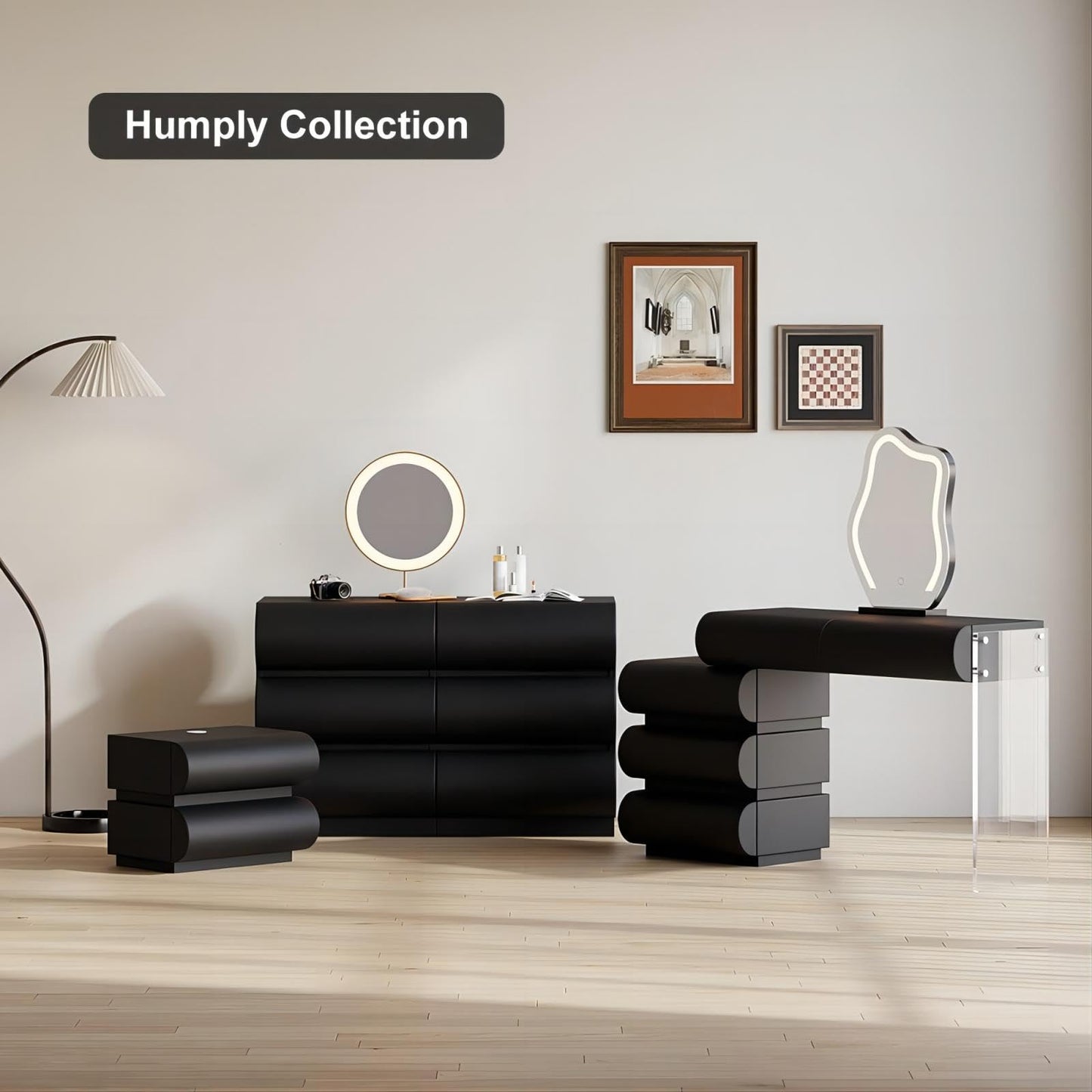 Modern 6 Drawer Storage Dresser