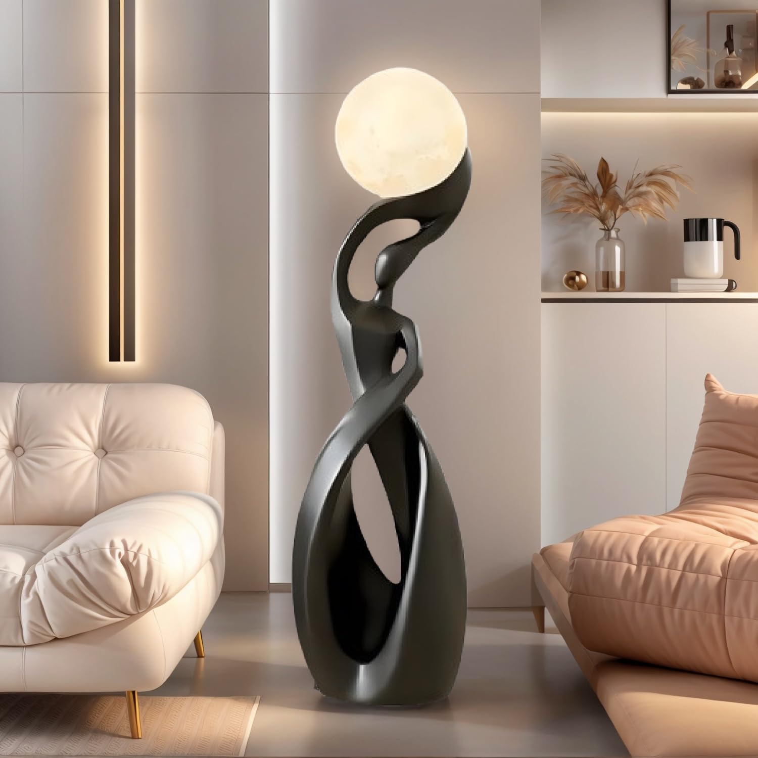 Bofea-Modern Standing Lamp for Living Room