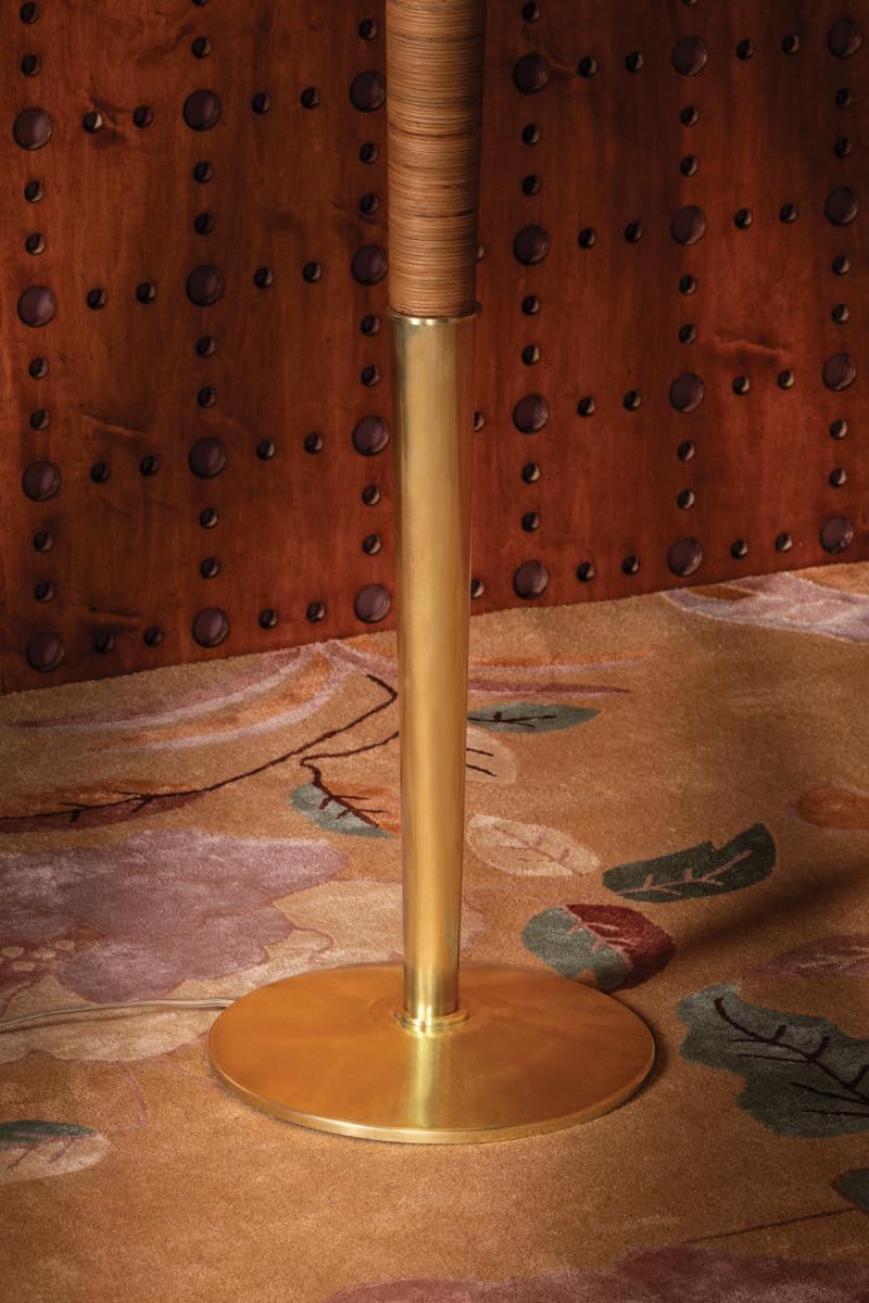 Aged Brass Floor Lamp