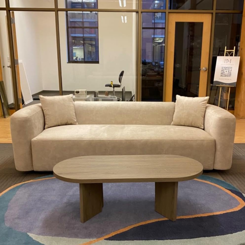Luxury Curved Velvet Sofa for Living Room