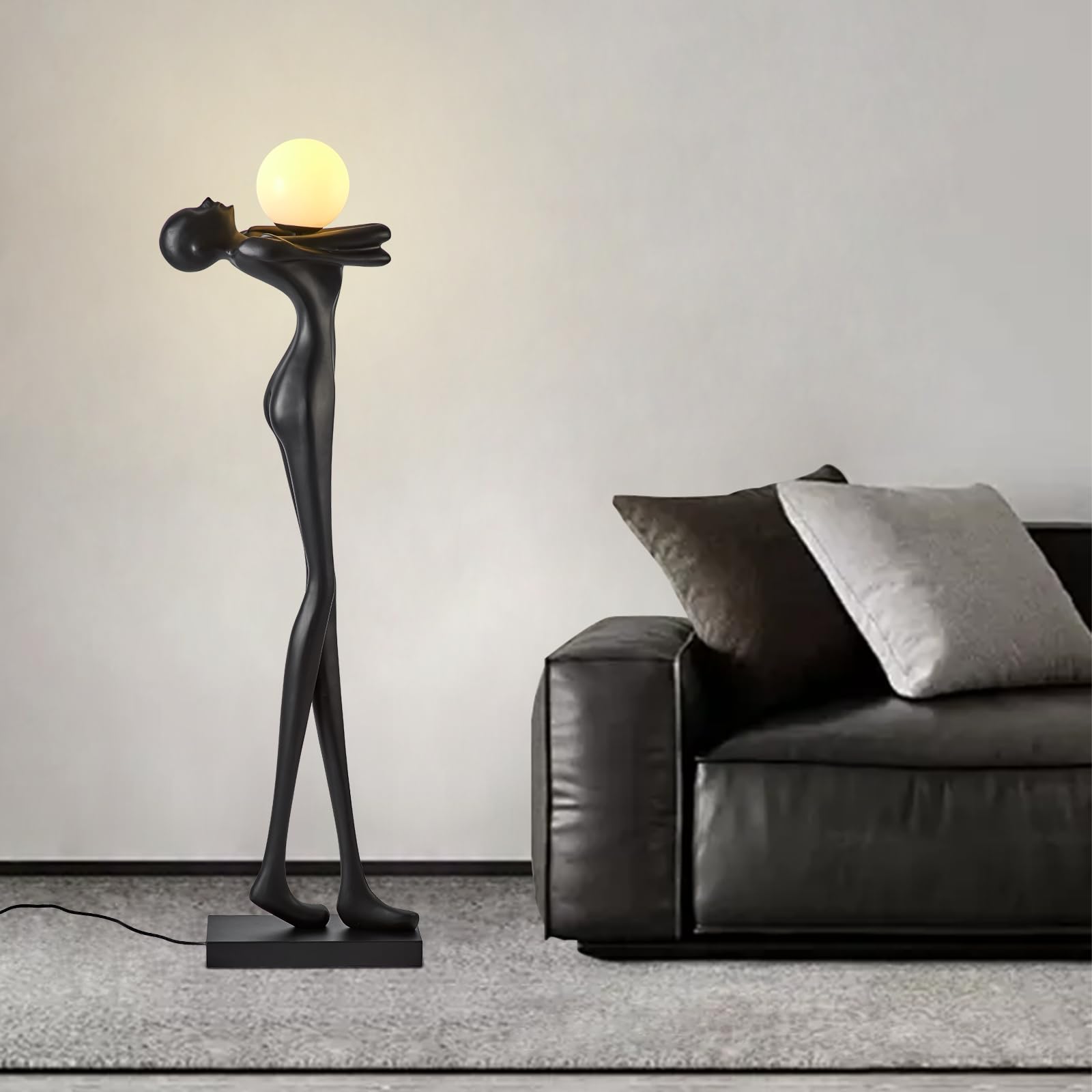 Modern Human Sculpture Floor Lamp