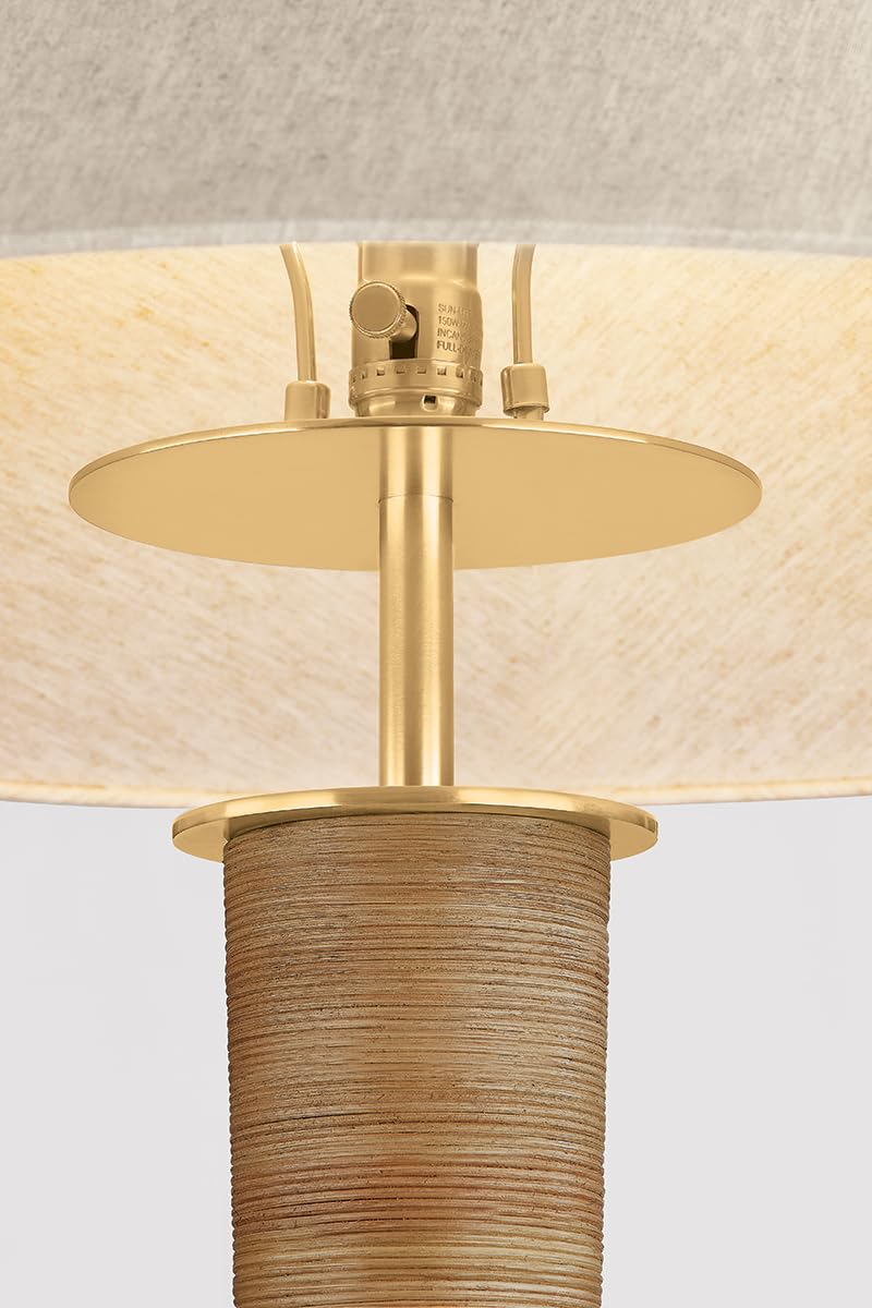 Aged Brass Floor Lamp