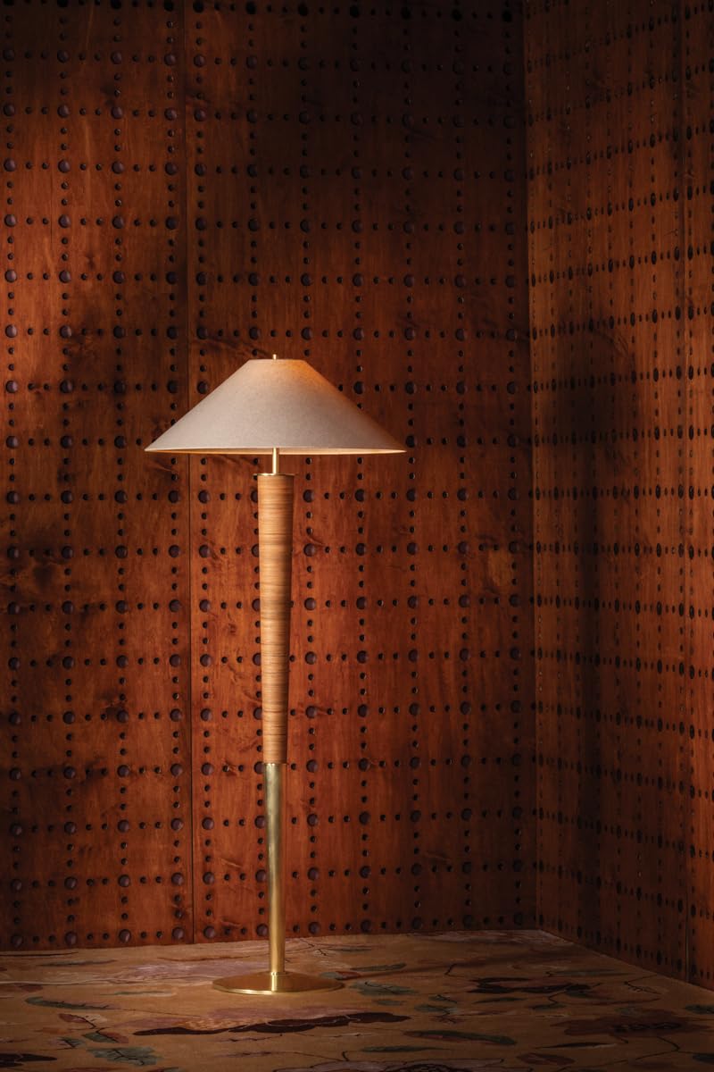 Aged Brass Floor Lamp