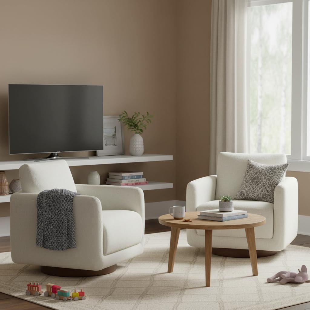 Swivel Barrel Accent Chair
