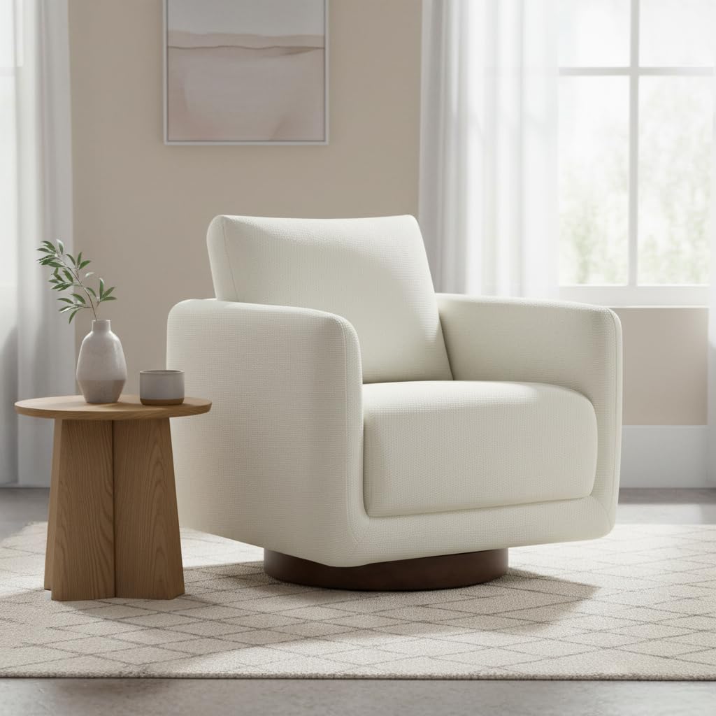 Swivel Barrel Accent Chair