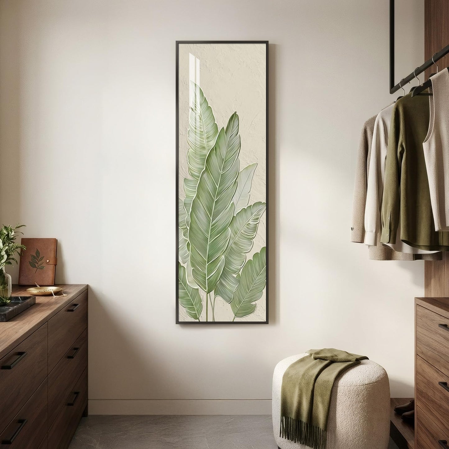 Cuspin Modern Minimalist Wall Mounted Wall Art Mirror