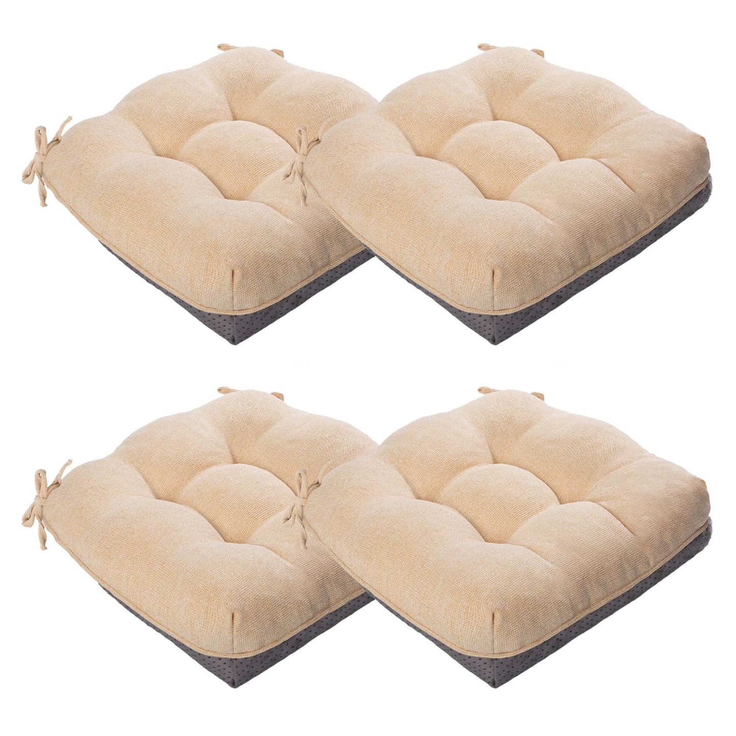 Memory Foam Dining Chair Cushions Set of 4