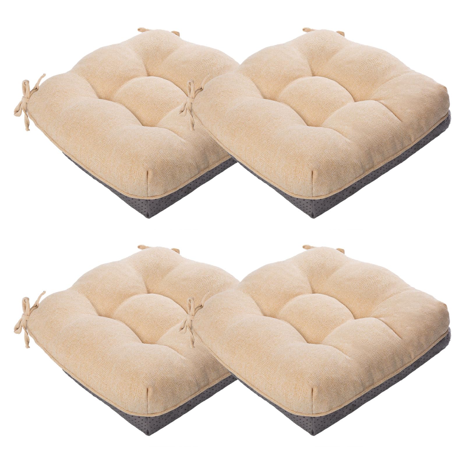 Memory Foam Dining Chair Cushions Set of 4