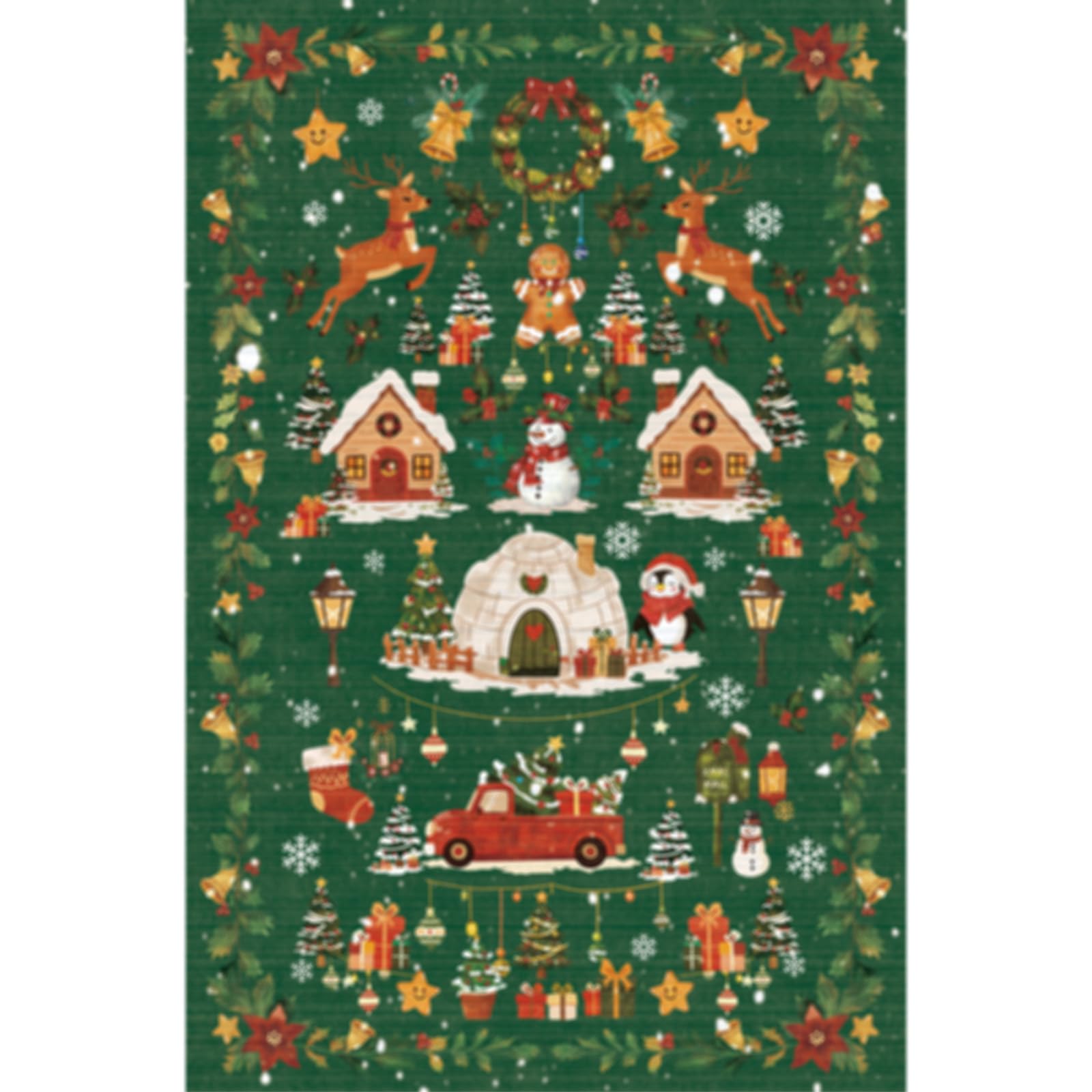 Washable Vintage Runner Rug 2x7
