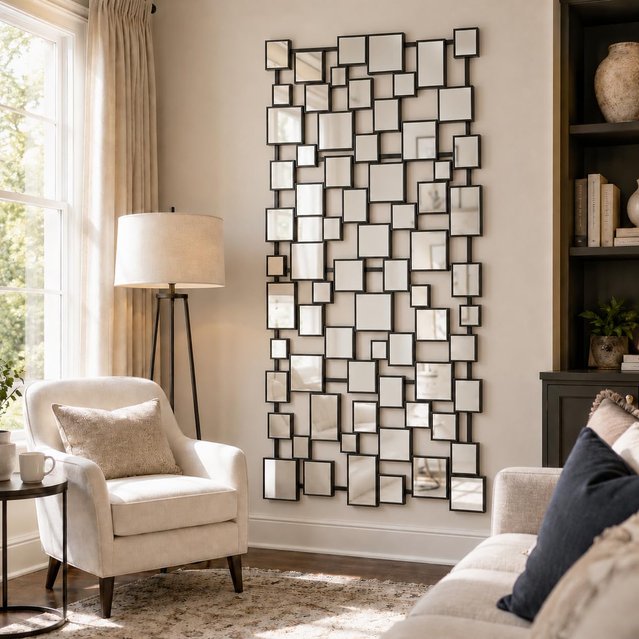 Modern Large Accent Wall Mirror