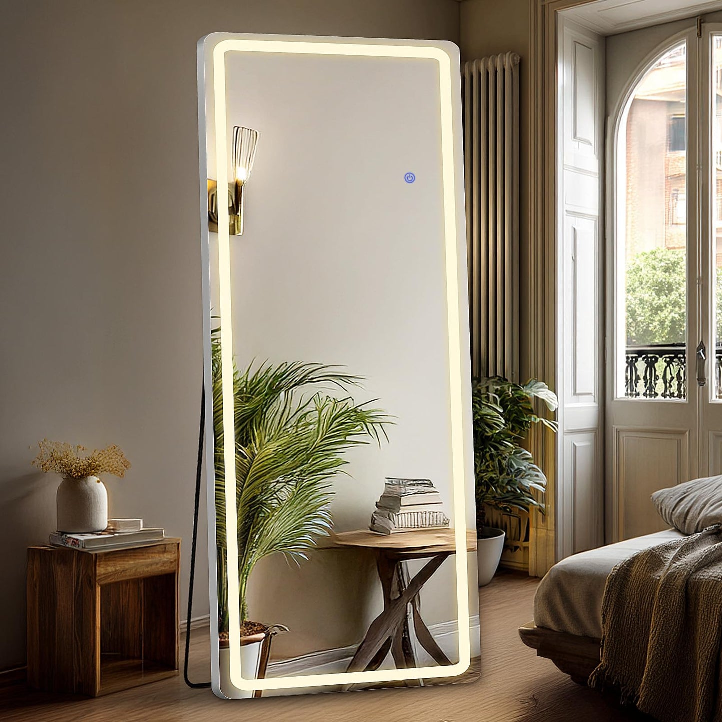LED Full Length Standing Mirror