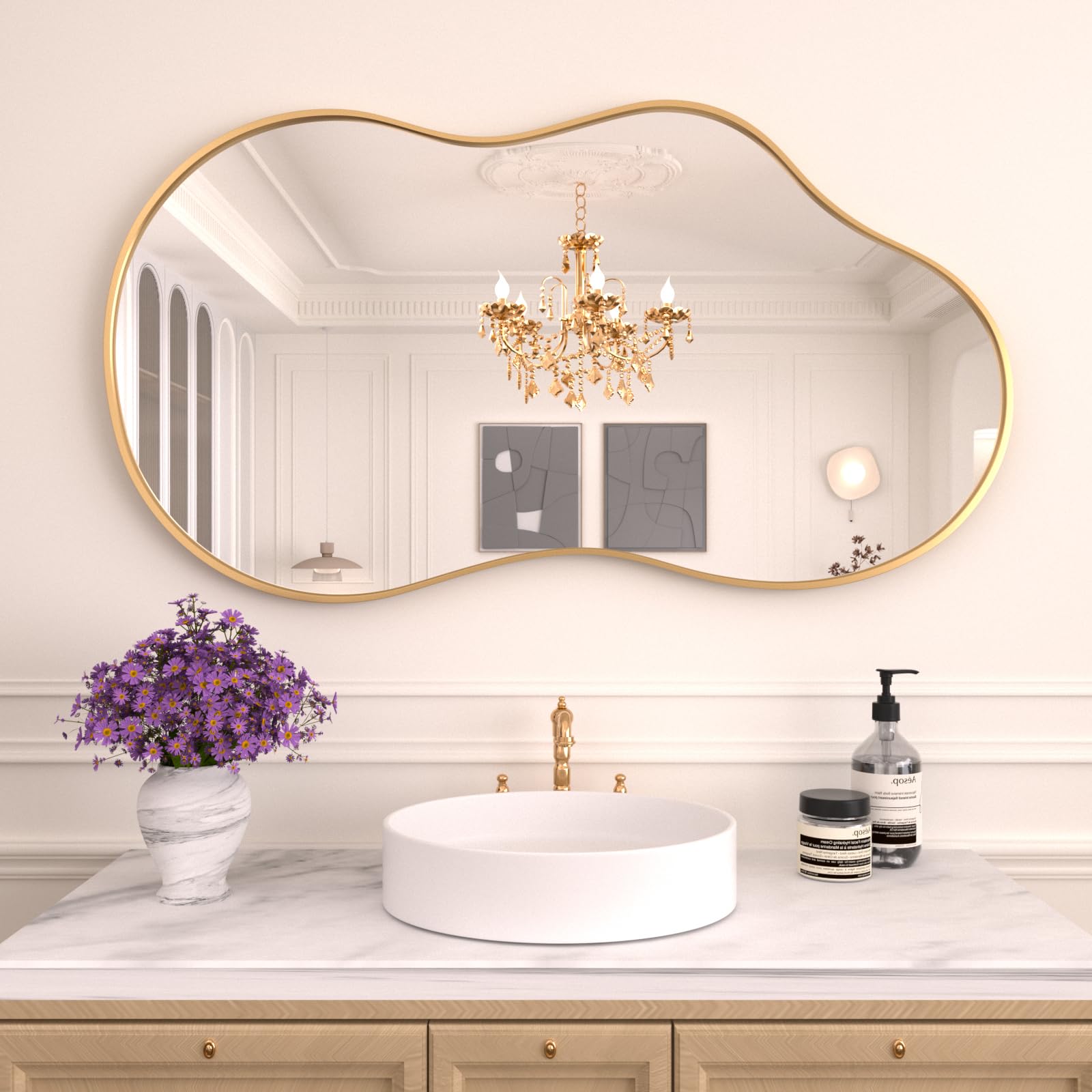 Irregular Decorative Wall Mirror