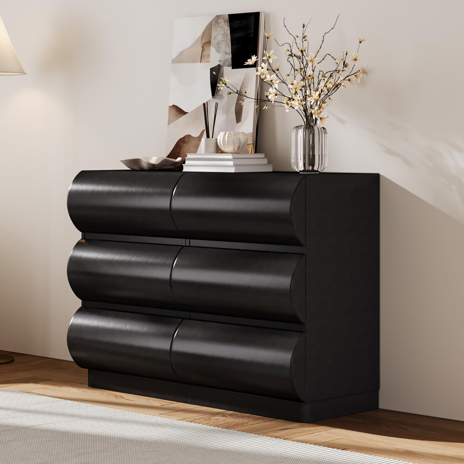 Modern 6 Drawer Storage Dresser