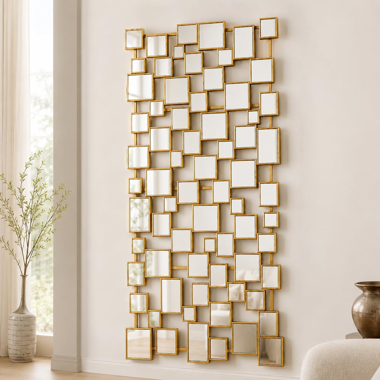 Modern Large Accent Wall Mirror
