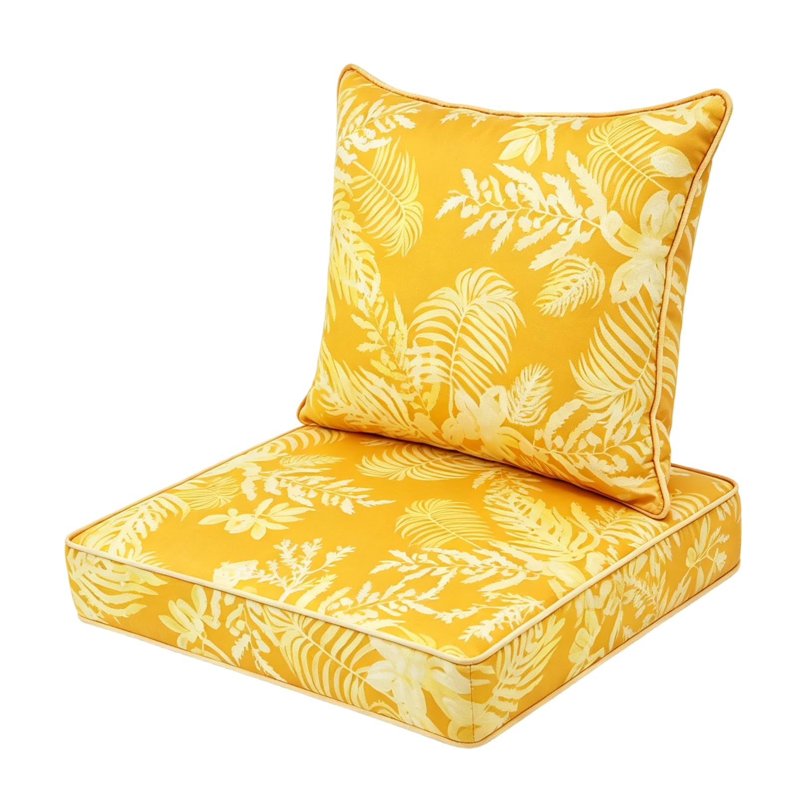 Outdoor Deep Seat Chair Cushions Set of 2