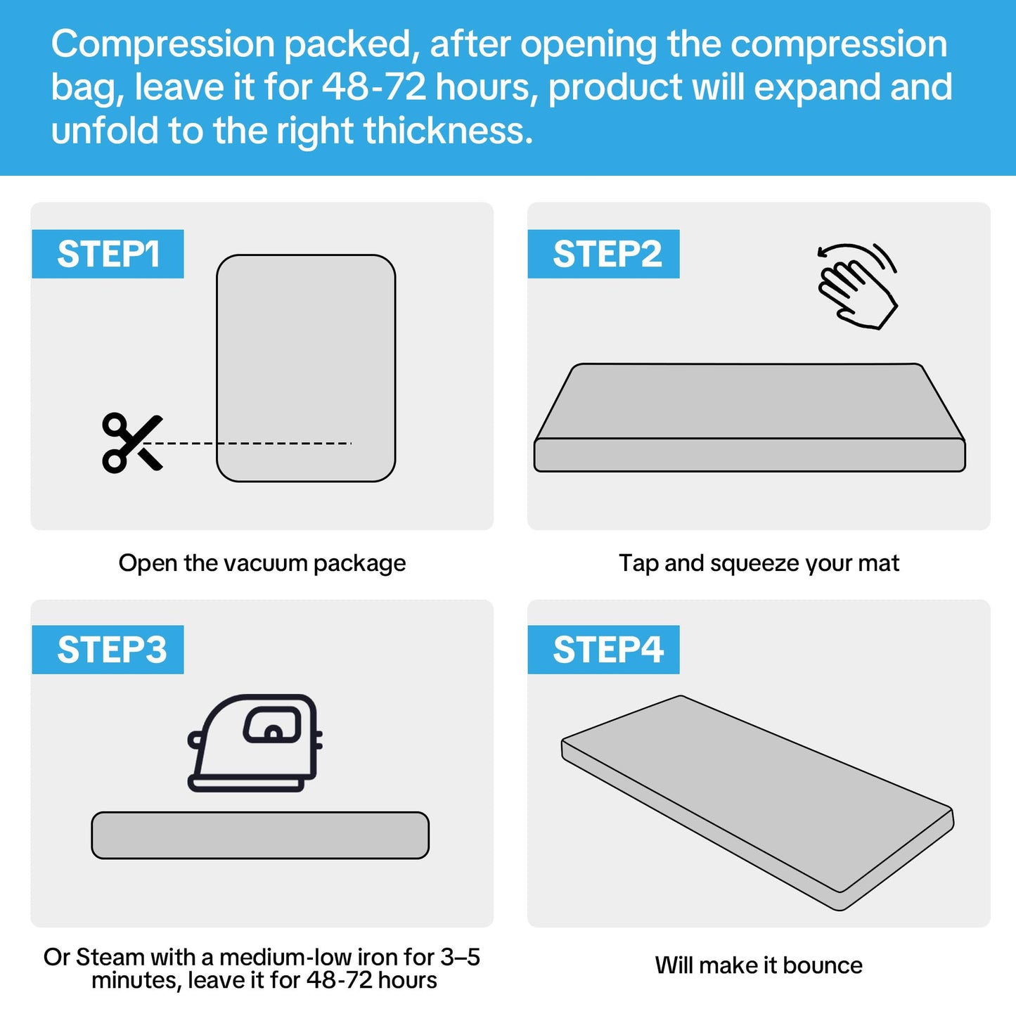 Memory Foam Sofa Topper Cushion Pad
