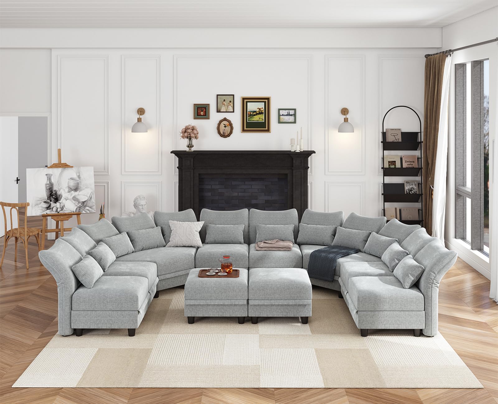 U-Shaped Sectional Sofa
