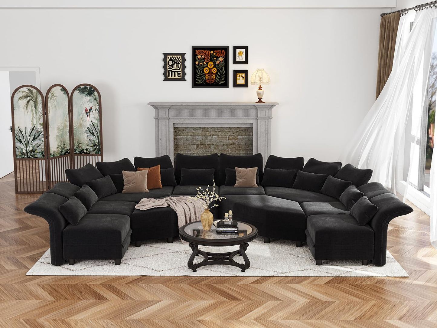 U-Shaped Sectional Sofa