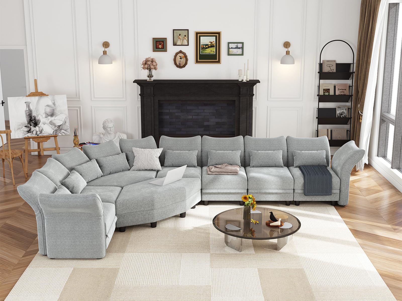 U-Shaped Sectional Sofa