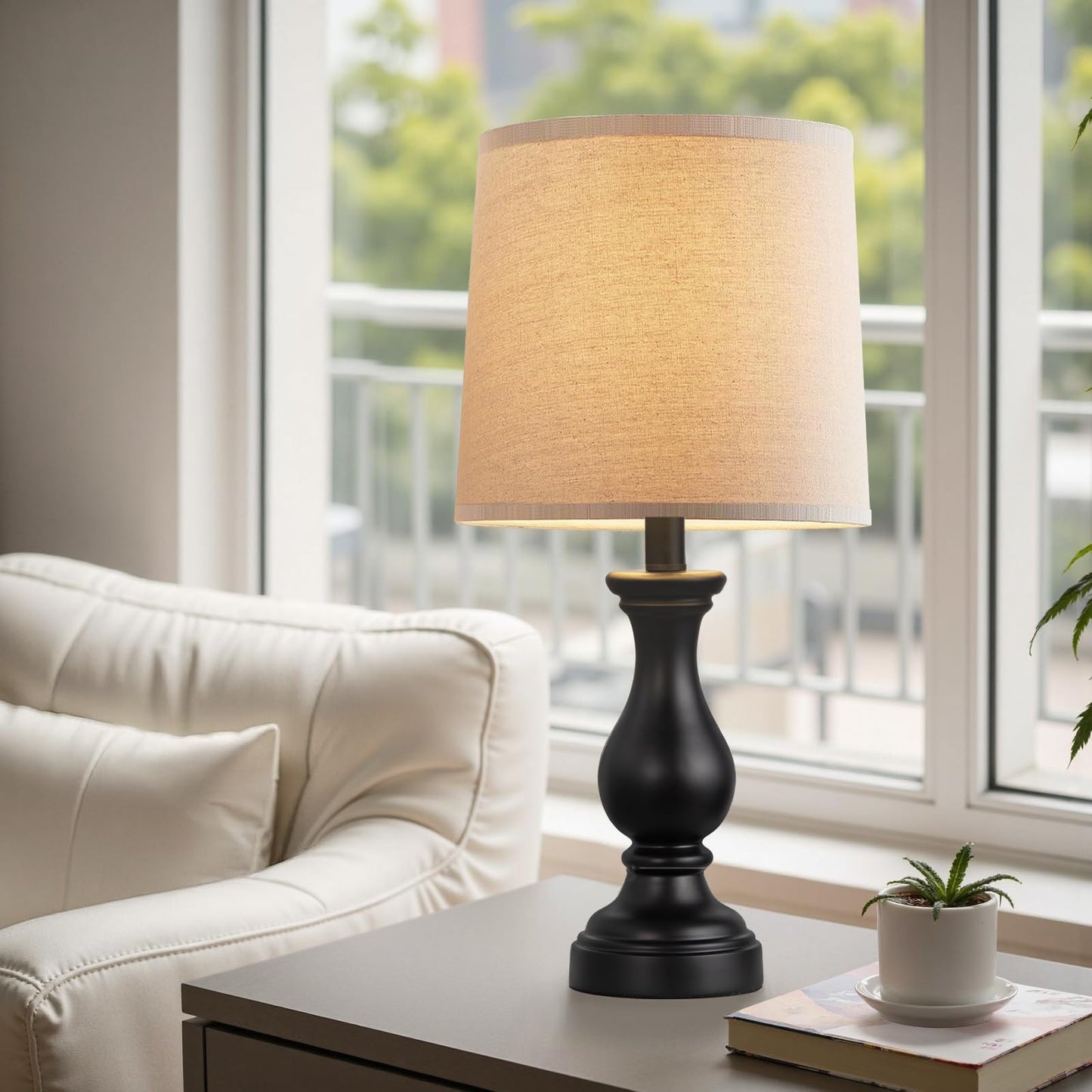 Farmhouse Table Lamps Set of 2
