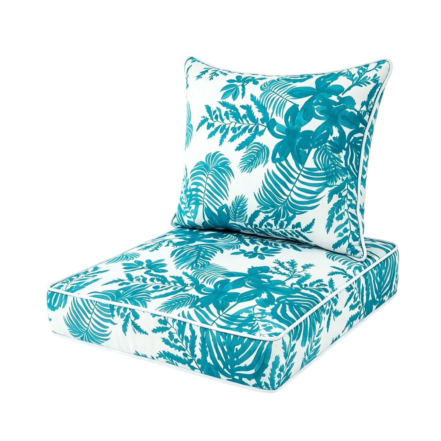 Outdoor Deep Seat Chair Cushions Set of 2