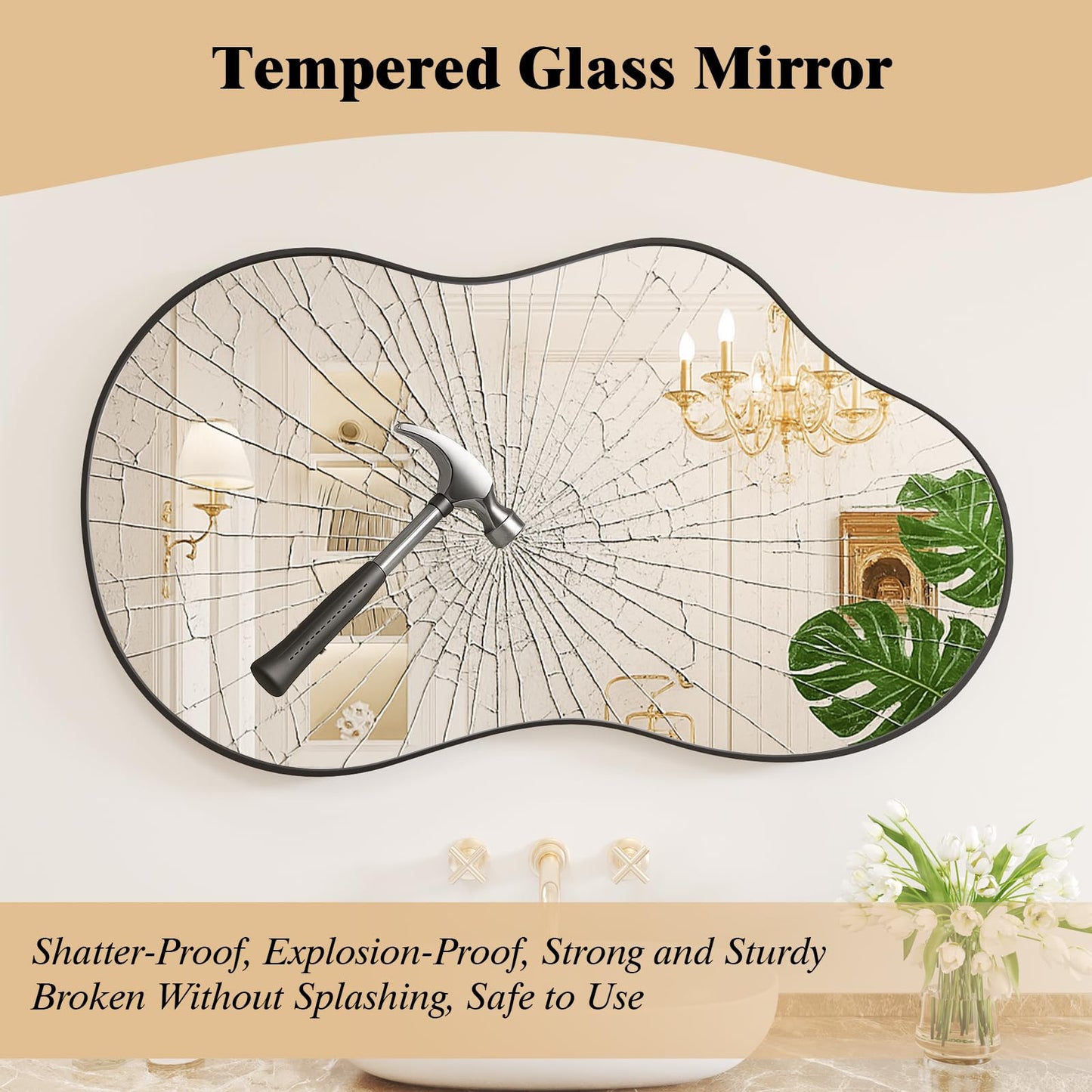 Irregular Decorative Wall Mirror