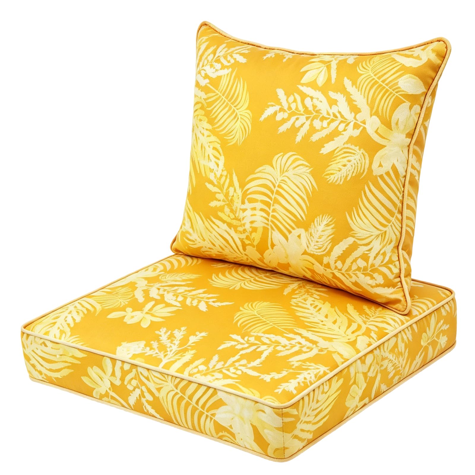 Outdoor Deep Seat Chair Cushions Set of 2