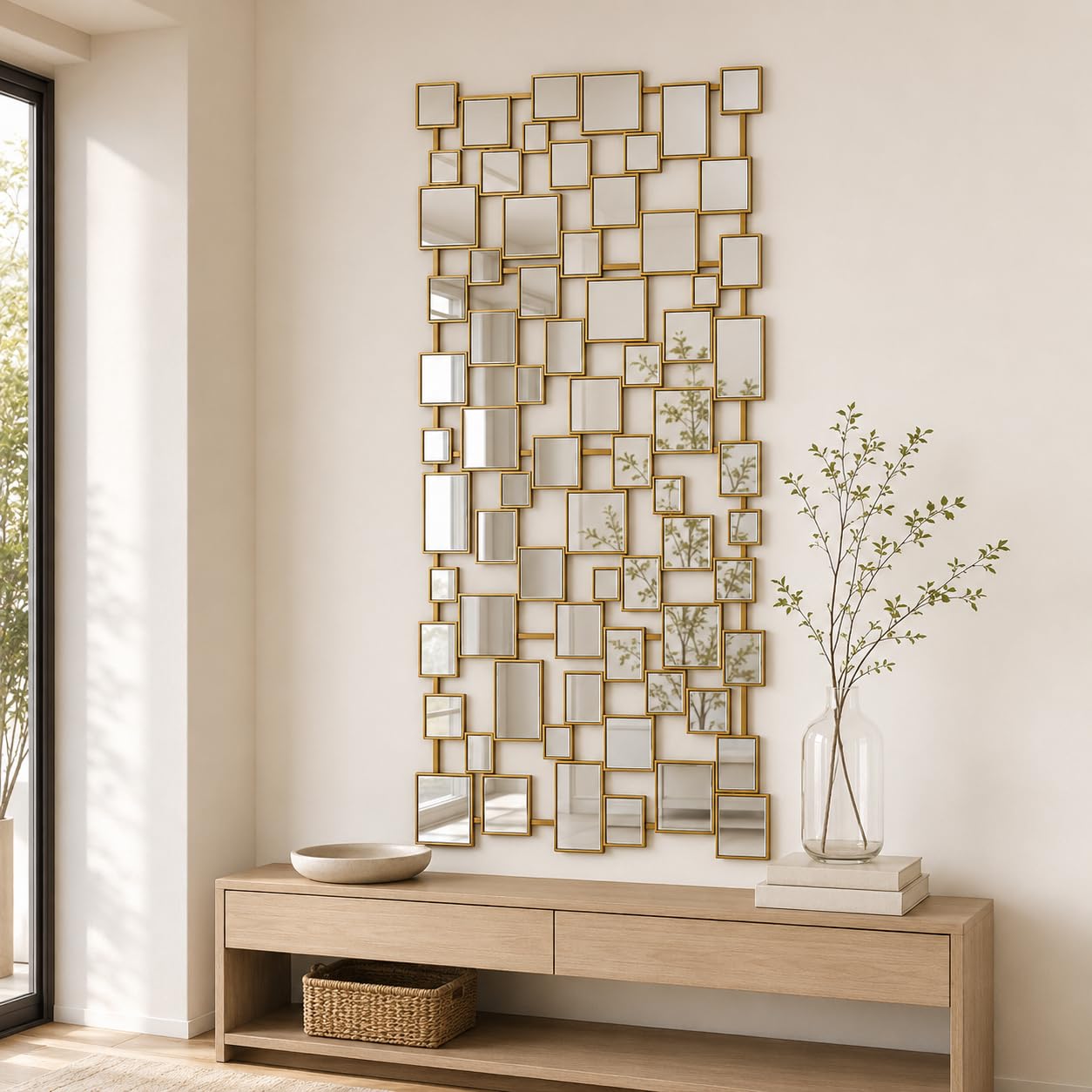 Modern Large Accent Wall Mirror