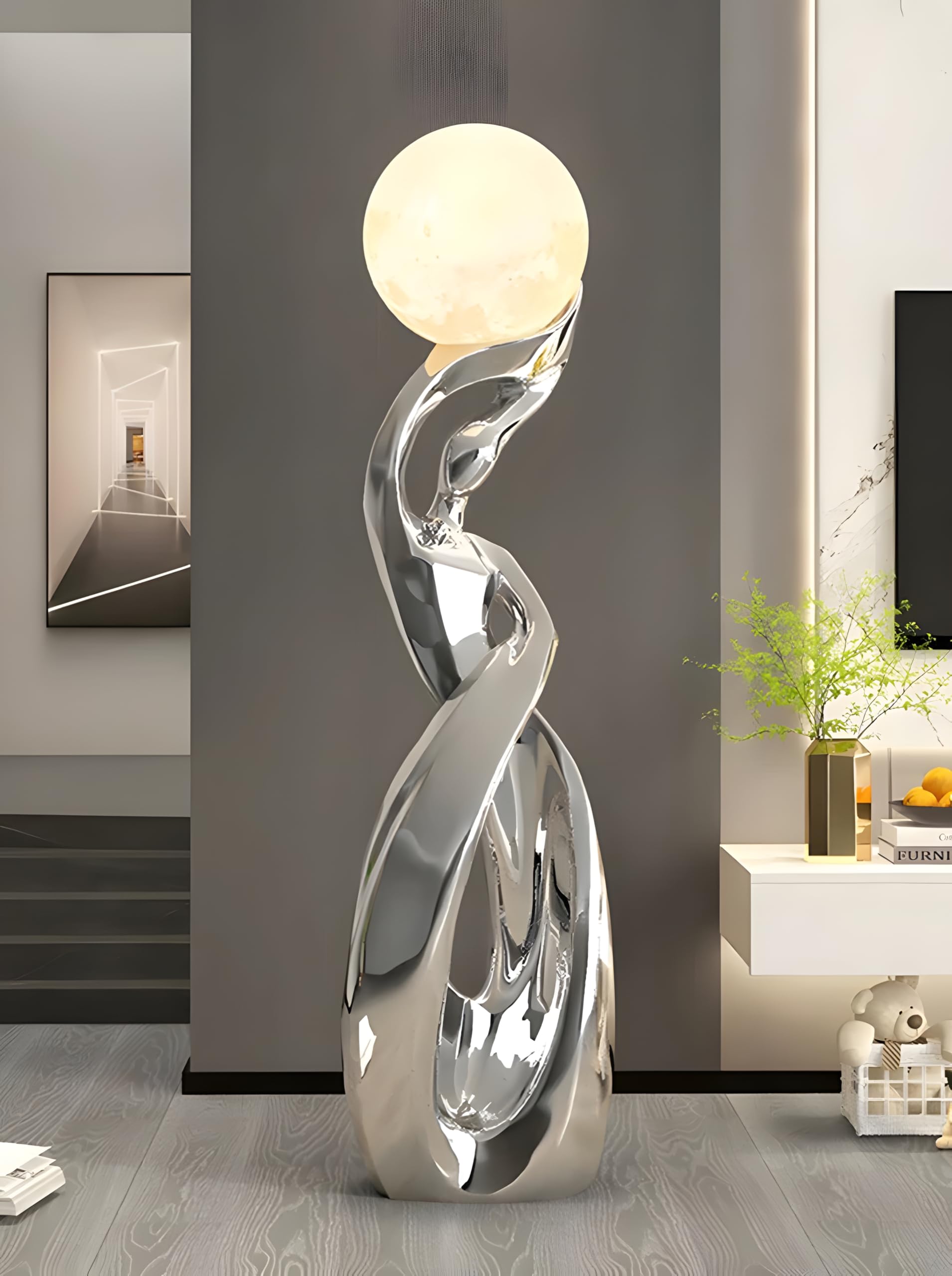 Bofea-Modern Standing Lamp for Living Room