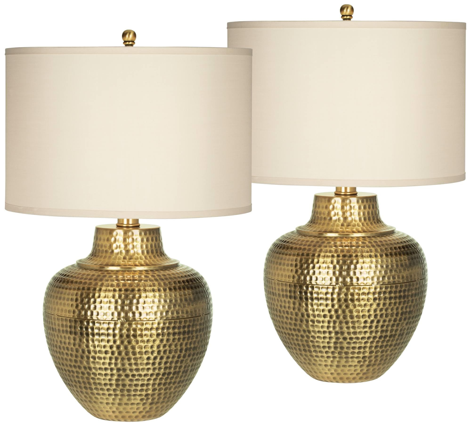 Rustic Farmhouse Table Lamps Set of 2