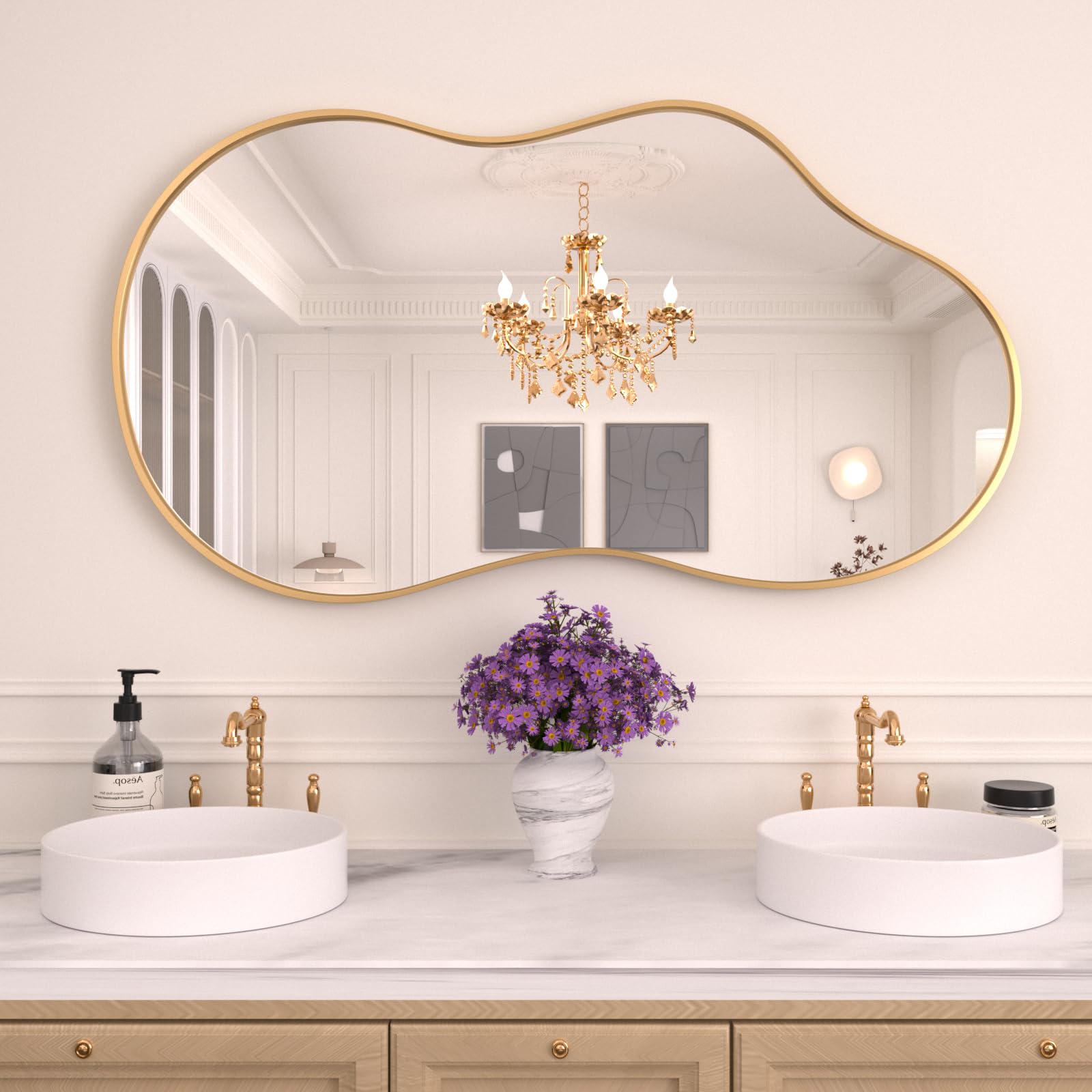Irregular Decorative Wall Mirror