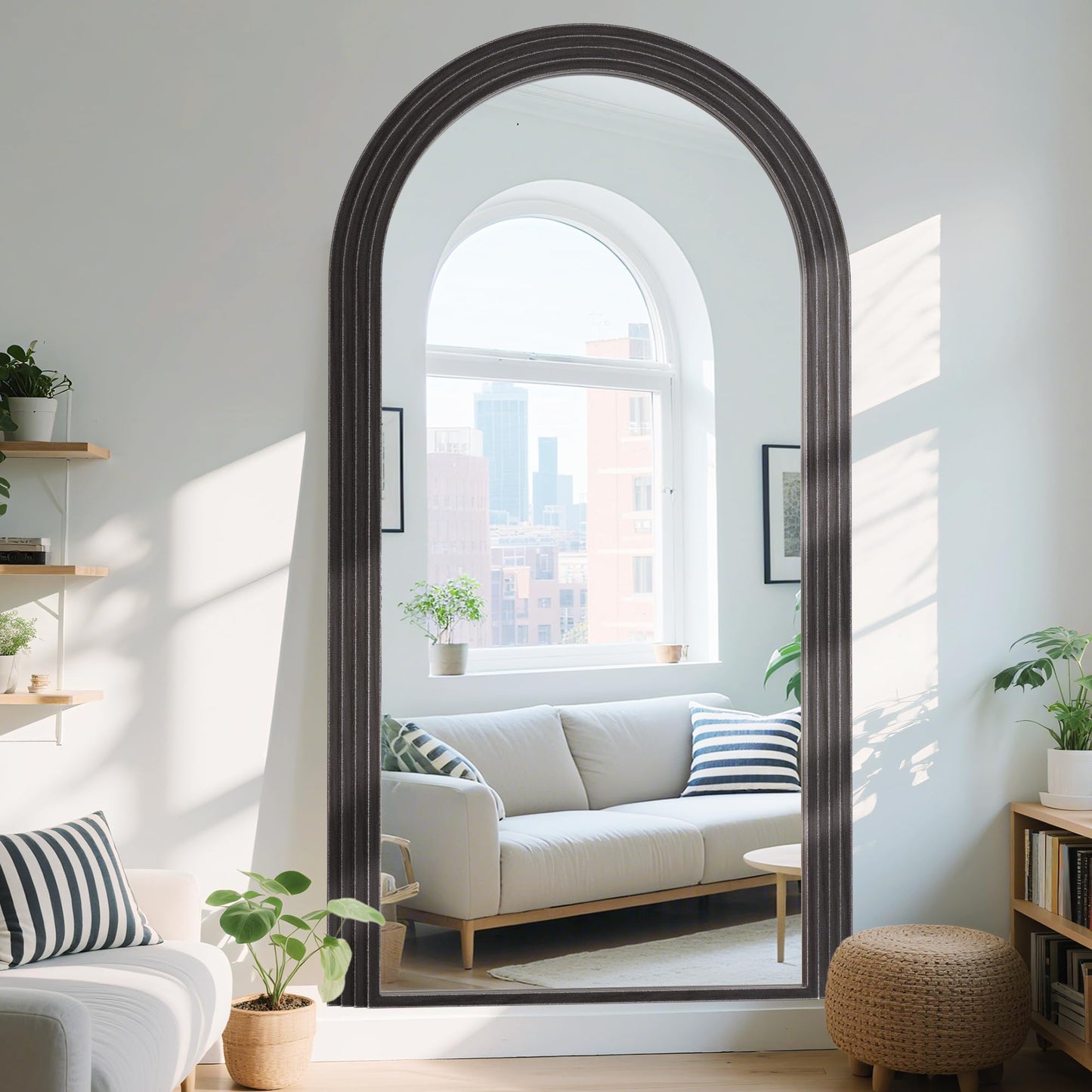 Arched Full Length Floor Mirror