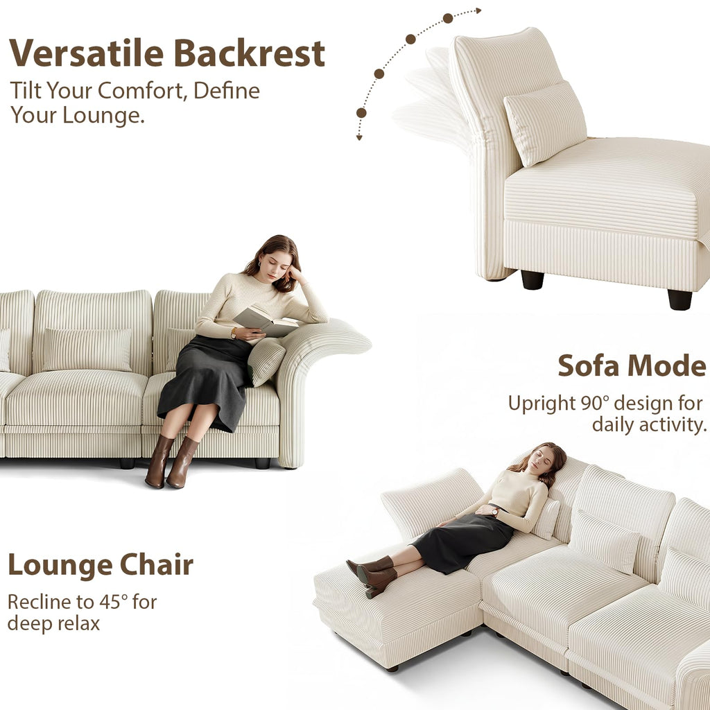 U-Shaped Sectional Sofa