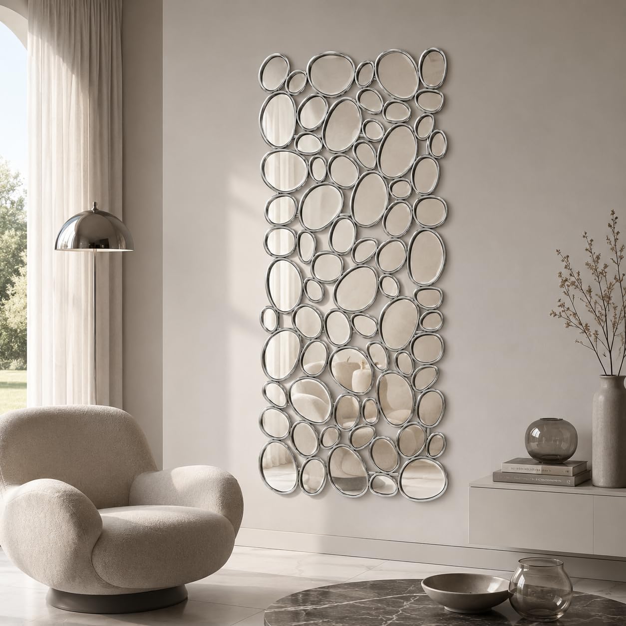 Modern Large Accent Wall Mirror