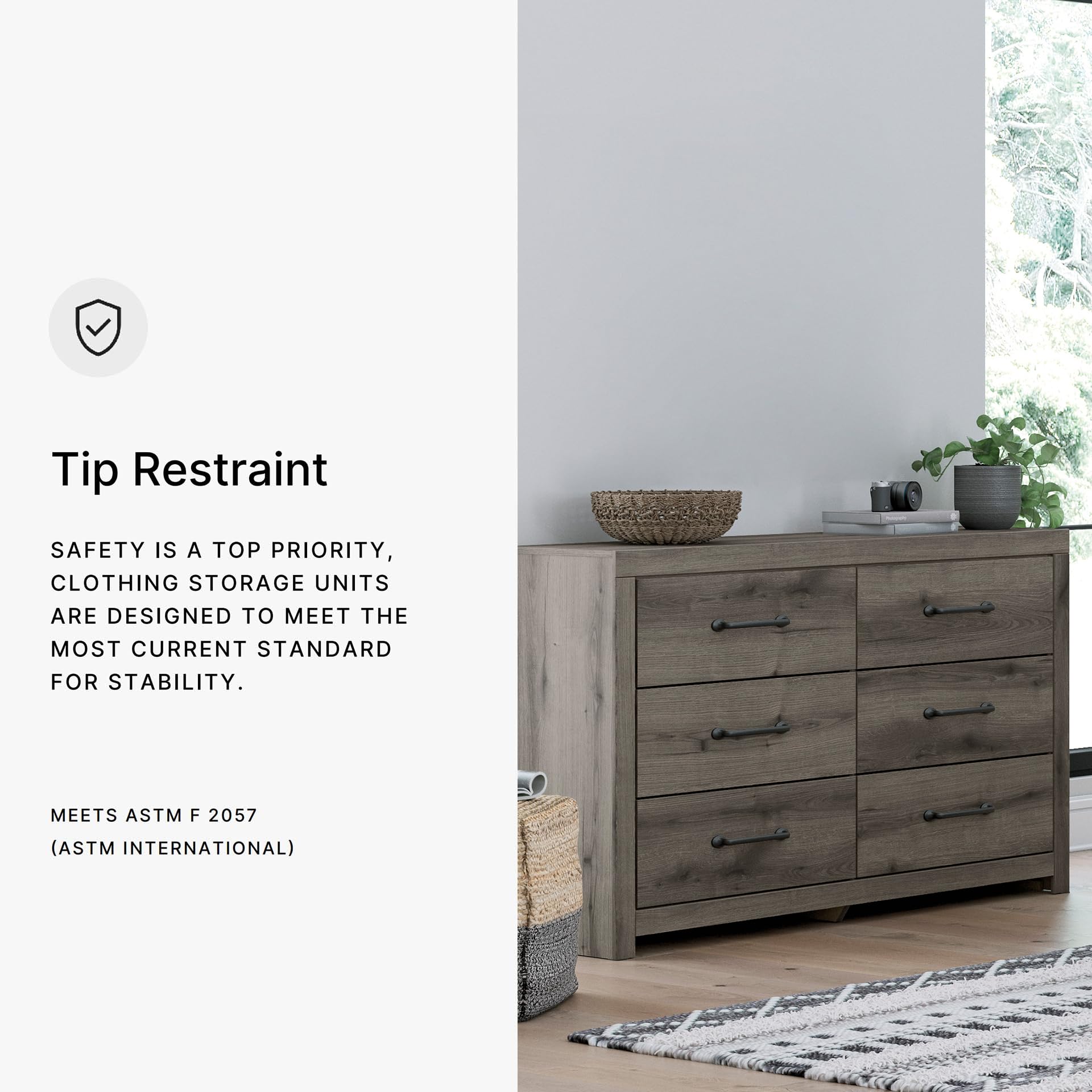 Signature Design by Ashley Paxberry Boho 6 Drawer Dresser