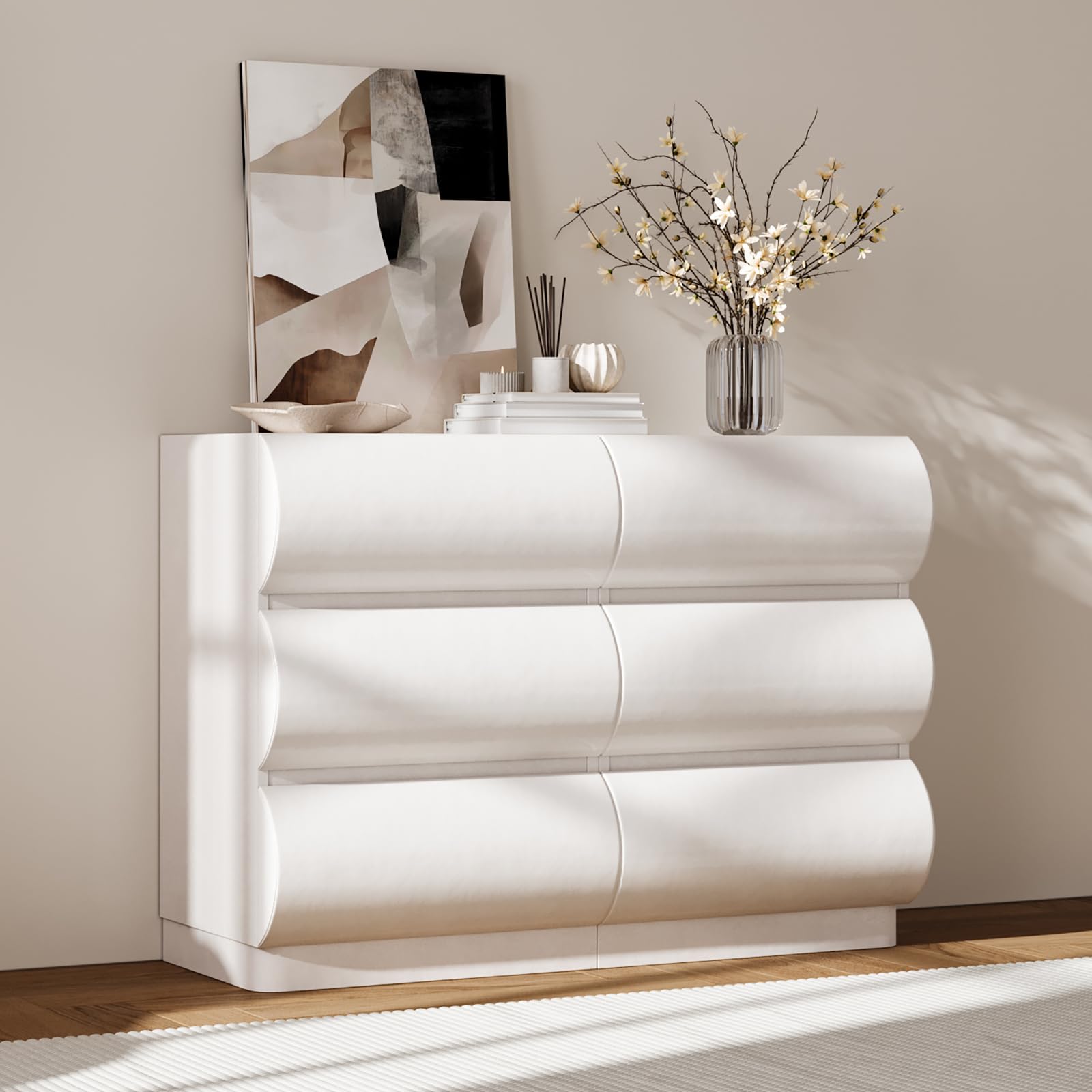 Modern 6 Drawer Storage Dresser