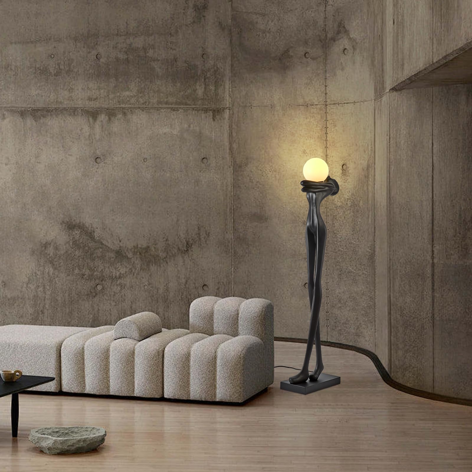 Modern Human Sculpture Floor Lamp