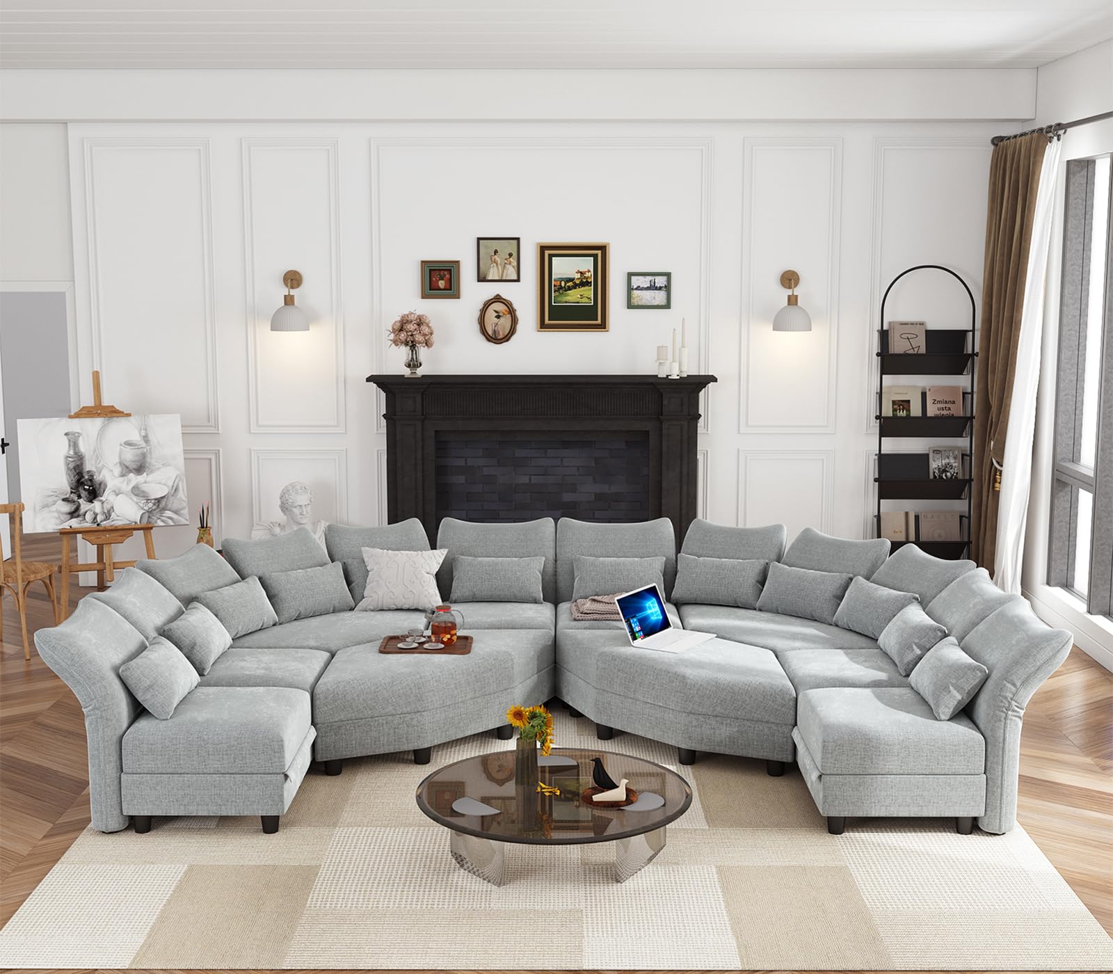 U-Shaped Sectional Sofa