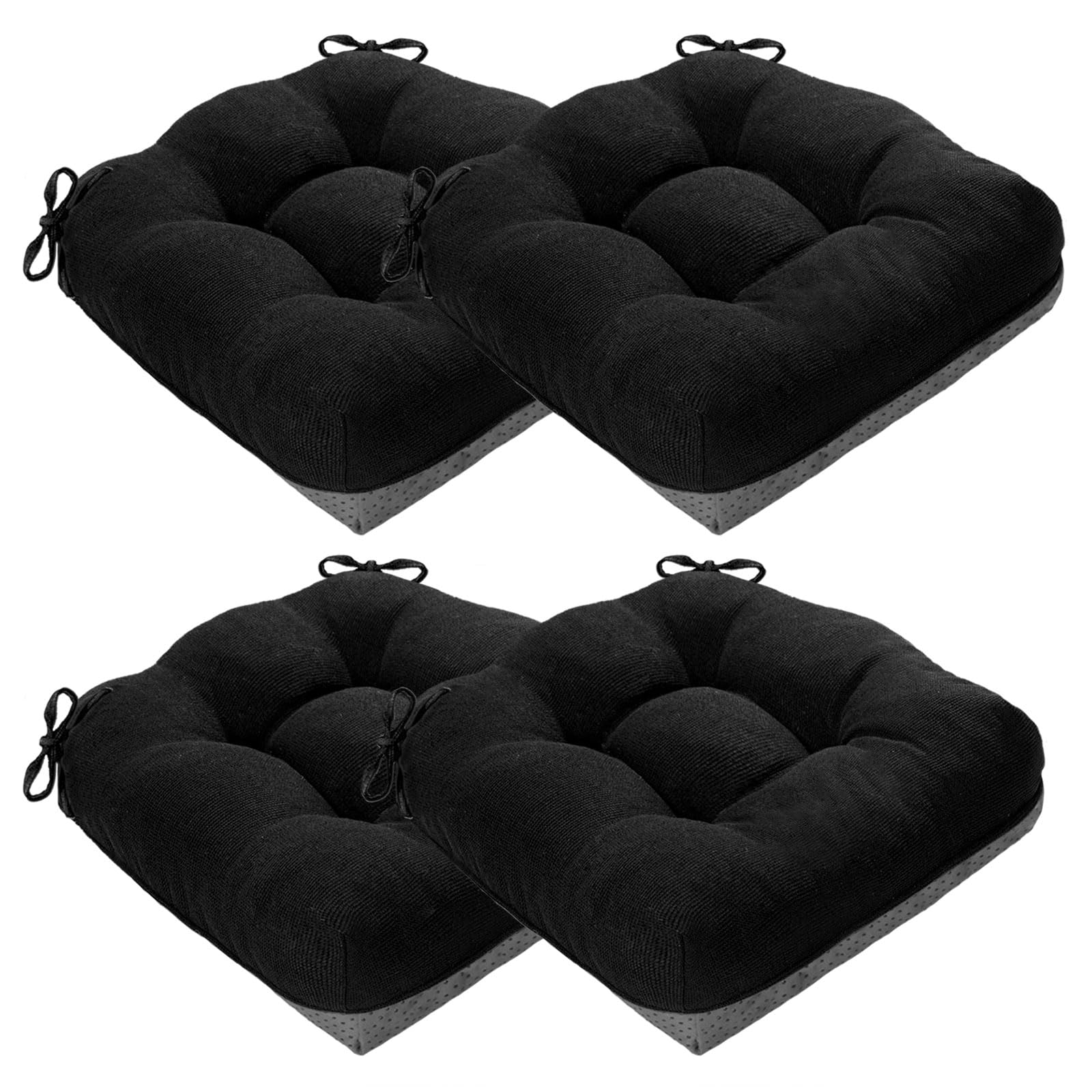 Memory Foam Dining Chair Cushions Set of 4