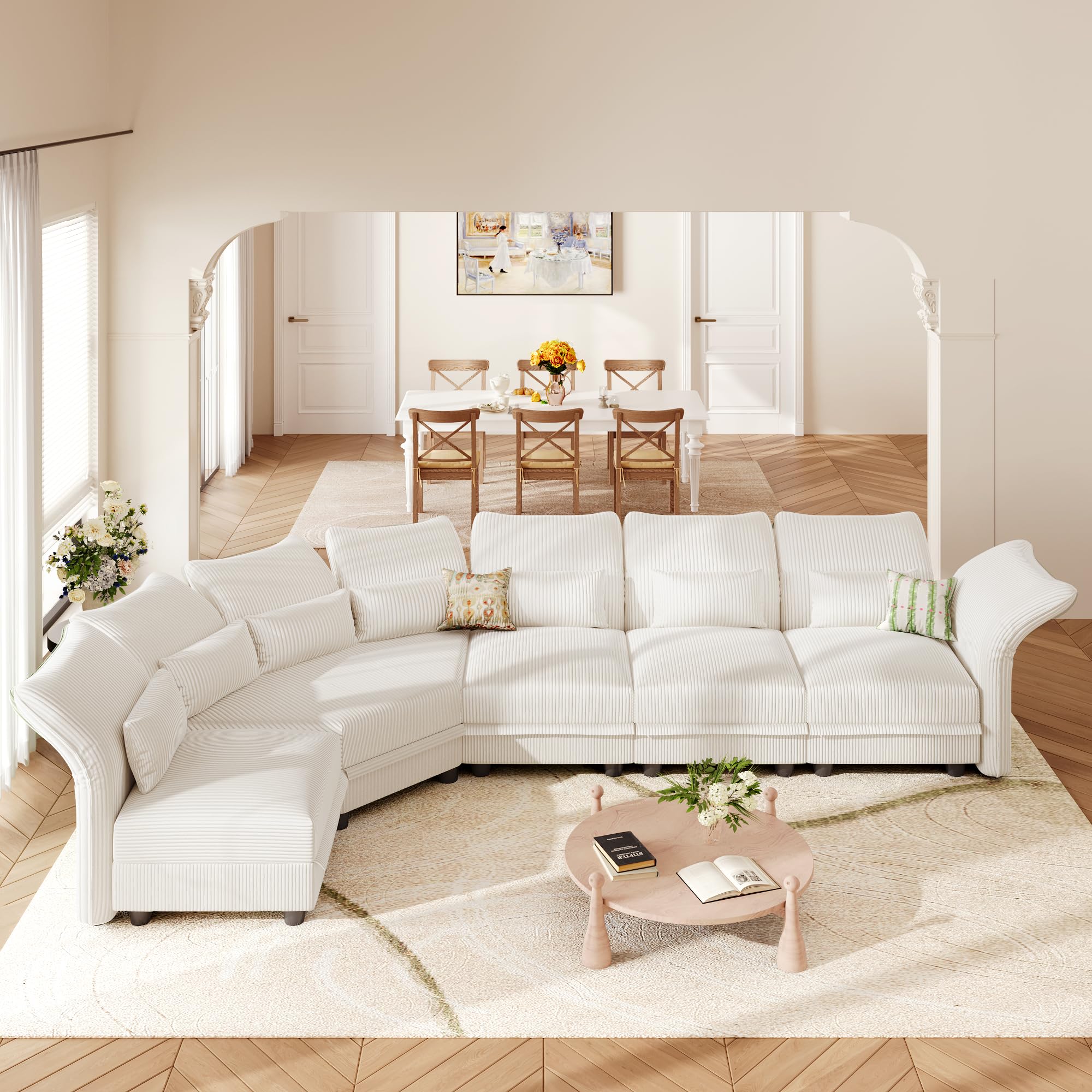 U-Shaped Sectional Sofa
